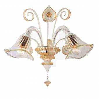 Бра Arte di Murano 6533/A2 Cristallo Oro